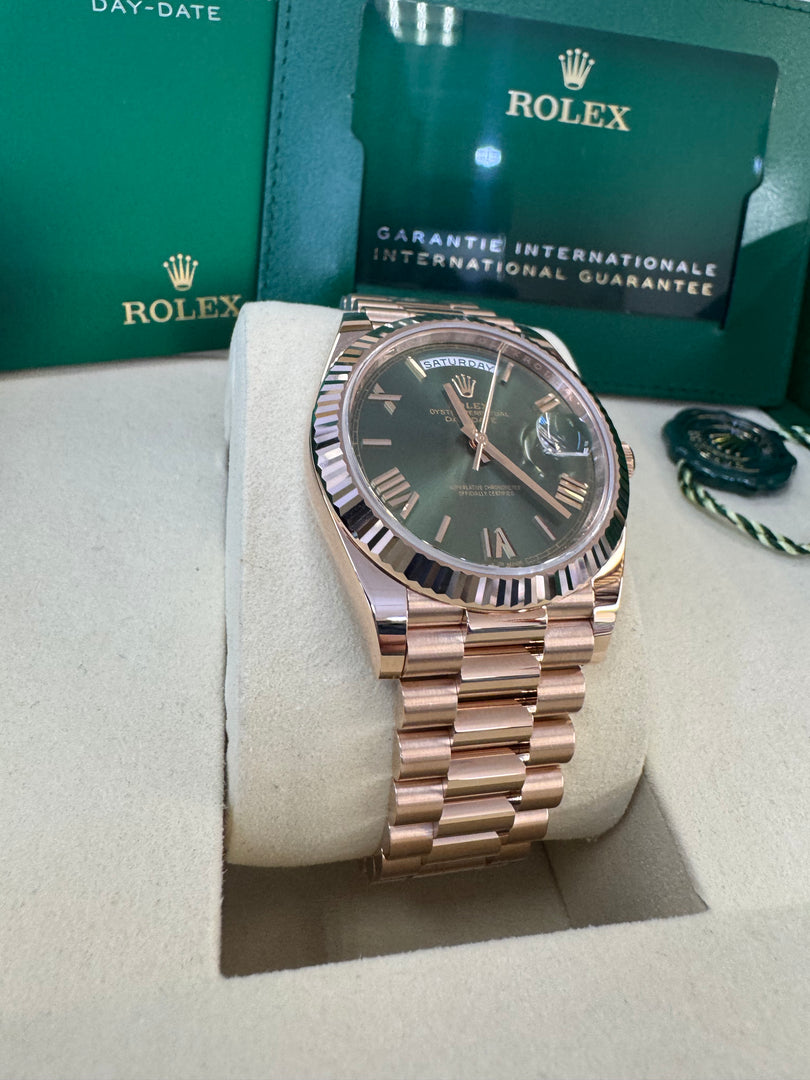 Rolex Day-Date 40 Olive Dial 228235 2025