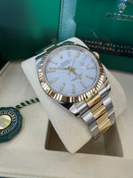 Load image into Gallery viewer, Rolex Datejust 41 White Index Dial 126333 2025 Oyster
