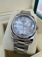 Load image into Gallery viewer, Rolex Datejust 36mm 116200 2015 Silver Roman Dial Oyster