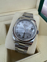 Load image into Gallery viewer, Rolex Datejust 36mm 116200 2015 Silver Roman Dial Oyster