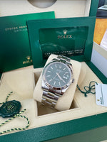 Load image into Gallery viewer, Rolex Datejust 41mm 126334 2022 Green Motif Dial Oyster