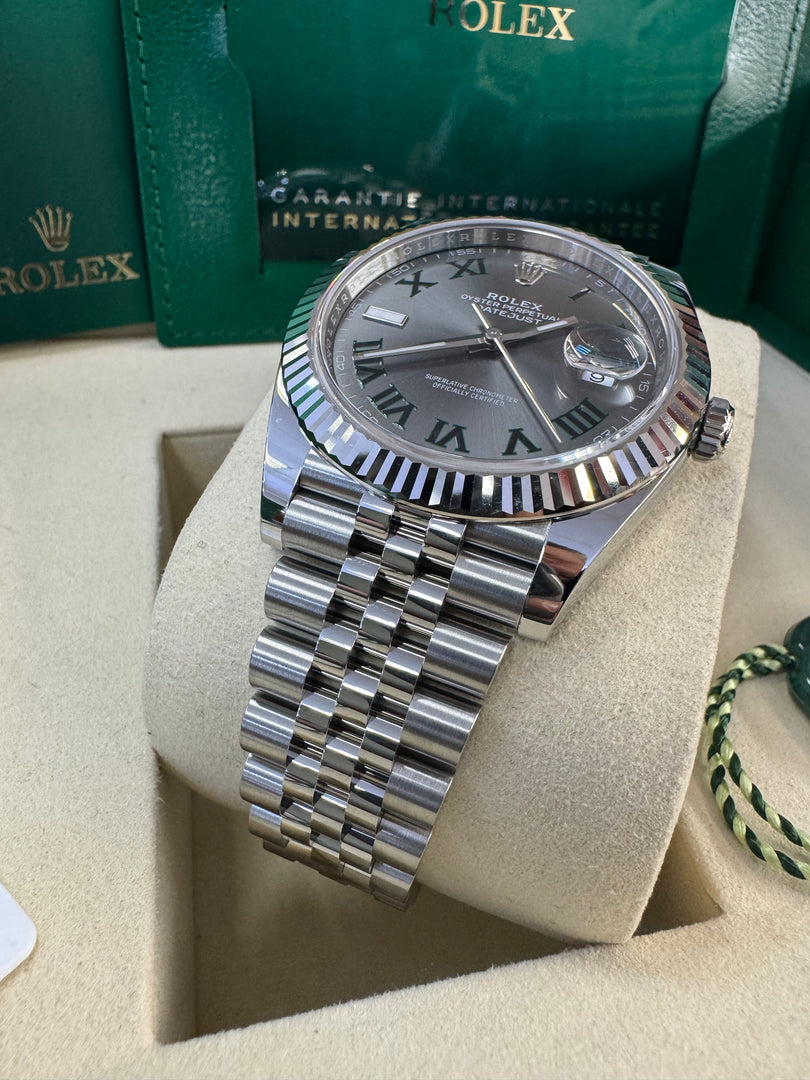 Rolex Datejust 41mm 126334 2025 Wimbeldon Dial Jubilee