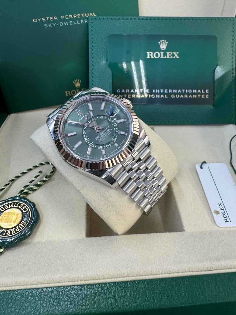 Rolex Sky-Dweller 336934 Mint Green Dial 2025 Jubilee