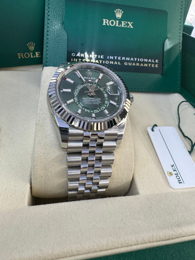Rolex Sky-Dweller 336934 Mint Green Dial 2025 Jubilee