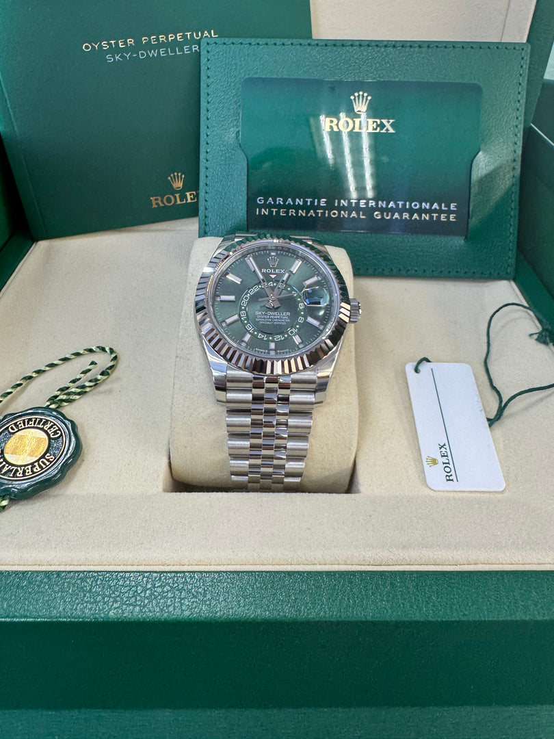 Rolex Sky-Dweller 336934 Mint Green Dial 2025 Jubilee