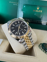 Load image into Gallery viewer, Rolex Datejust 41 Black Index Dial 126333 2024 Jubilee