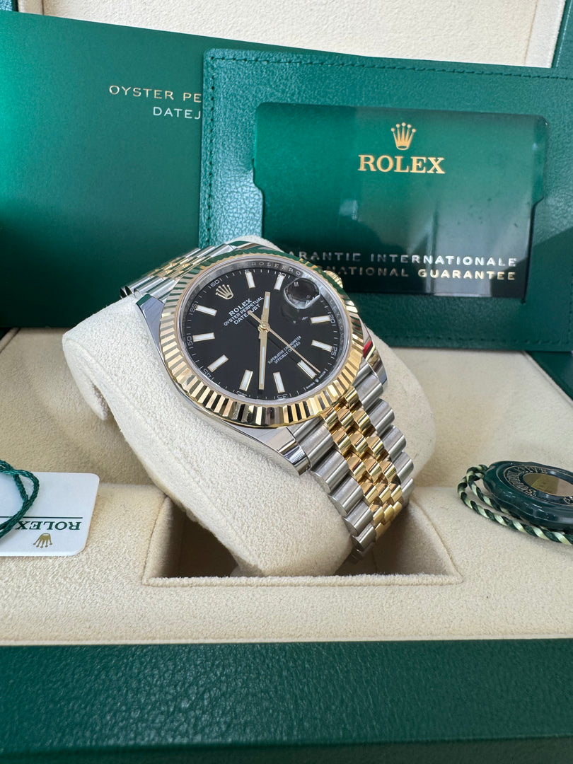 Rolex Datejust 41 Black Index Dial 126333 2024 Jubilee