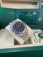 Load image into Gallery viewer, Rolex Datejust 41mm 126334 2025 Black Index Dial Jubilee