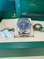 Load image into Gallery viewer, Rolex Datejust 41mm 126334 2021 Blue Diamond Dial Oyster