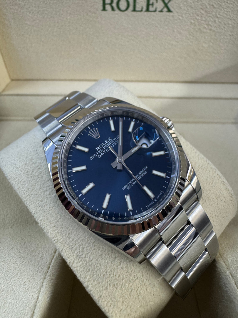 Rolex Datejust 36mm 126234 2020 Blue Dial Oyster
