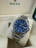 Load image into Gallery viewer, Rolex Datejust 36mm 126234 2020 Blue Dial Oyster