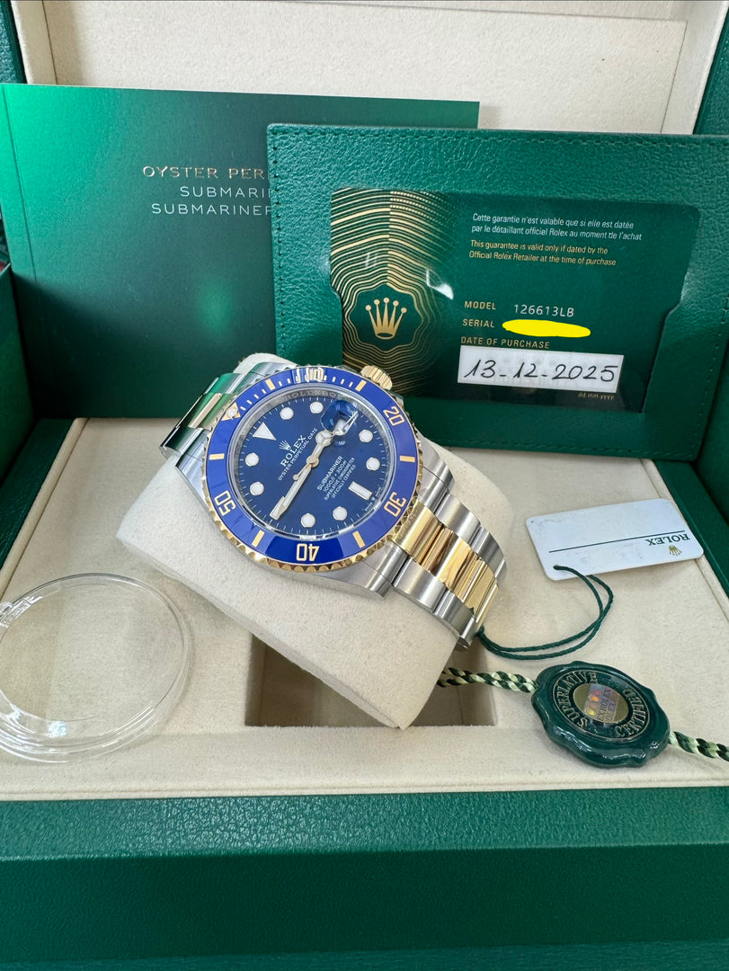 Rolex Submariner Date 41mm 126613LB 2025 "Bluesy"