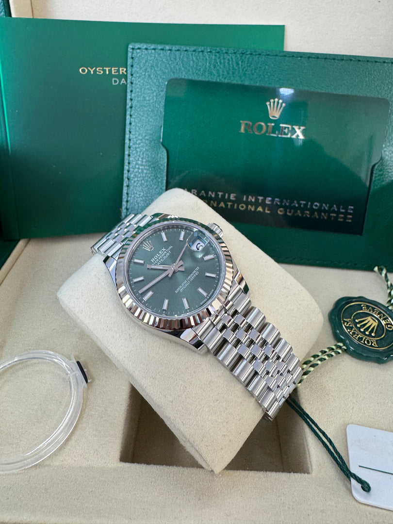 Rolex Datejust 31mm 278274 2024 Green Dial Jubilee