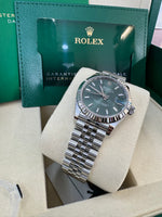 Load image into Gallery viewer, Rolex Datejust 31mm 278274 2024 Green Dial Jubilee