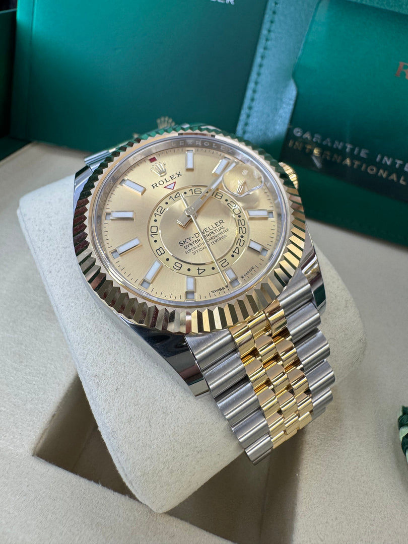 Rolex Sky-Dweller 336933 Champagne Dial 2025 Jubilee