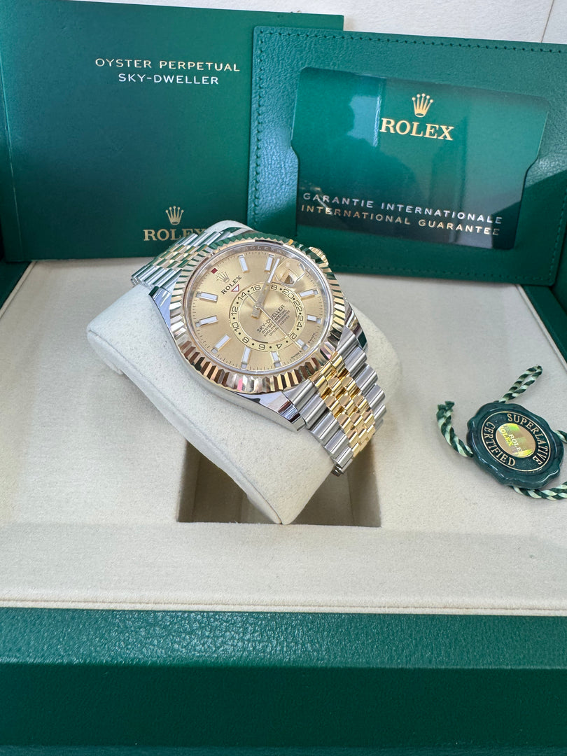 Rolex Sky-Dweller 336933 Champagne Dial 2025 Jubilee