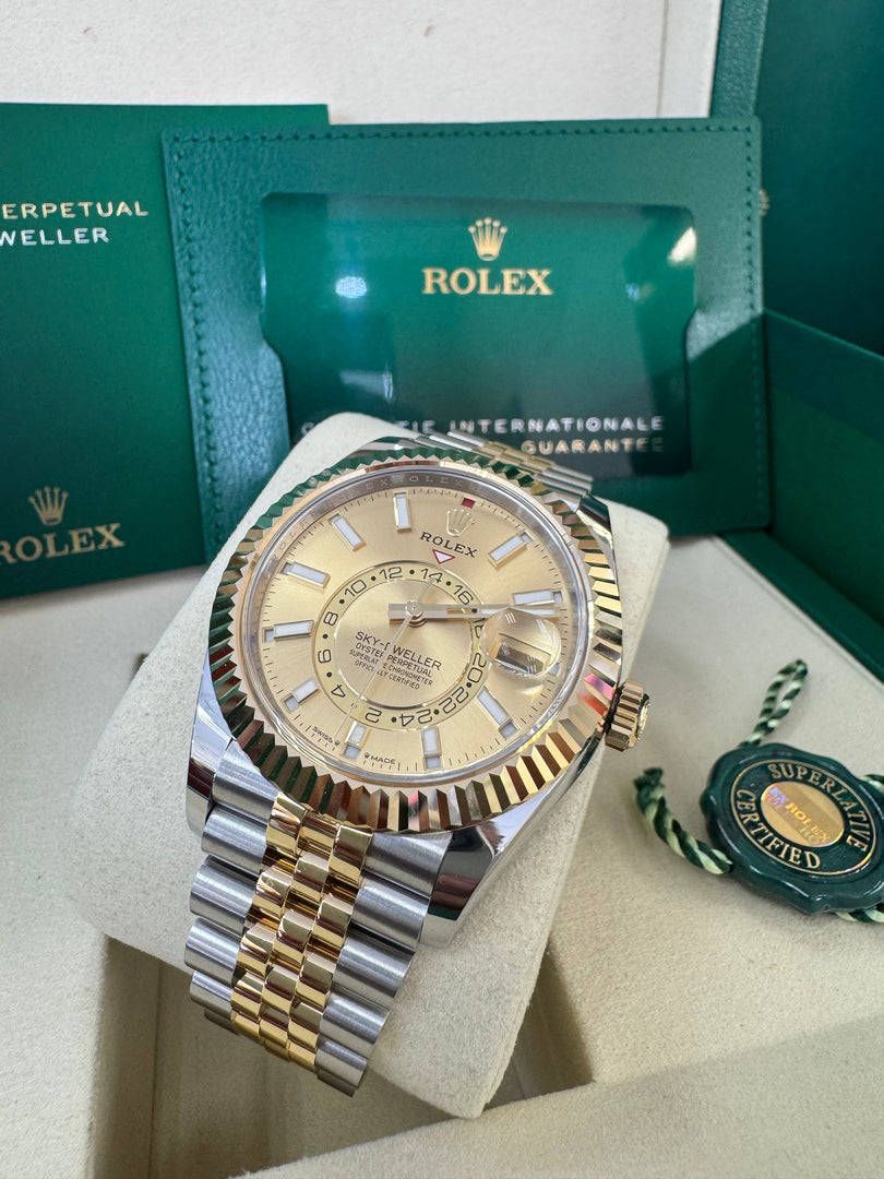 Rolex Sky-Dweller 336933 Champagne Dial 2025 Jubilee