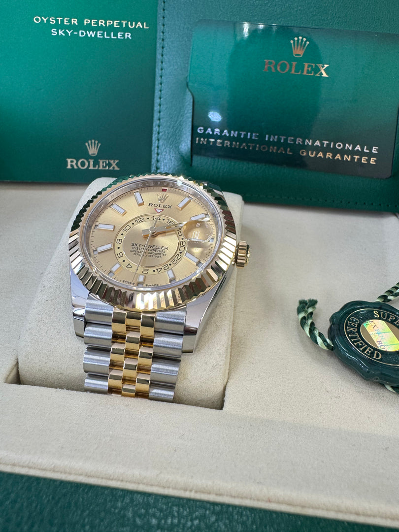 Rolex Sky-Dweller 336933 Champagne Dial 2025 Jubilee