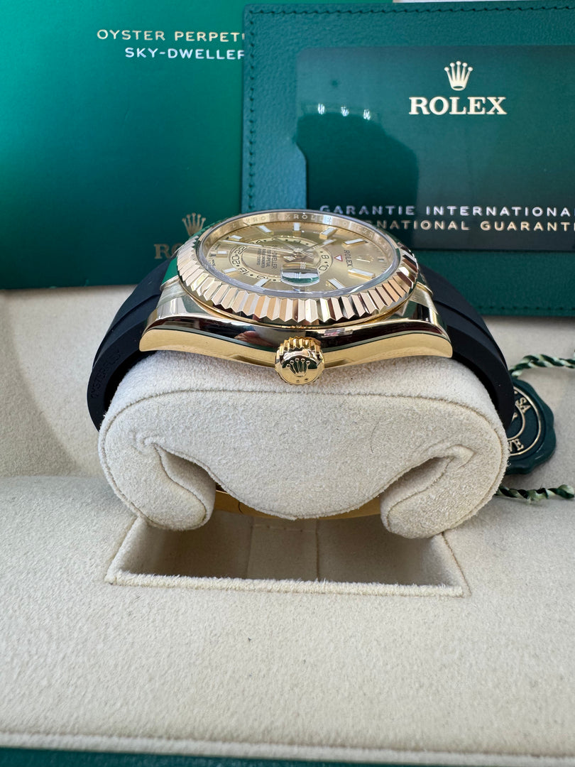 Rolex Sky-Dweller Oyster-Flex 326238 Champagne Dial 2021