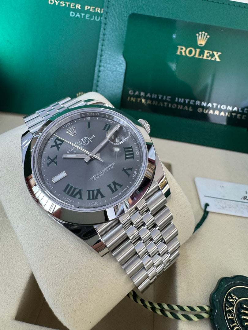 Rolex Datejust 41mm 126300 2025 Wimbeldon Jubilee