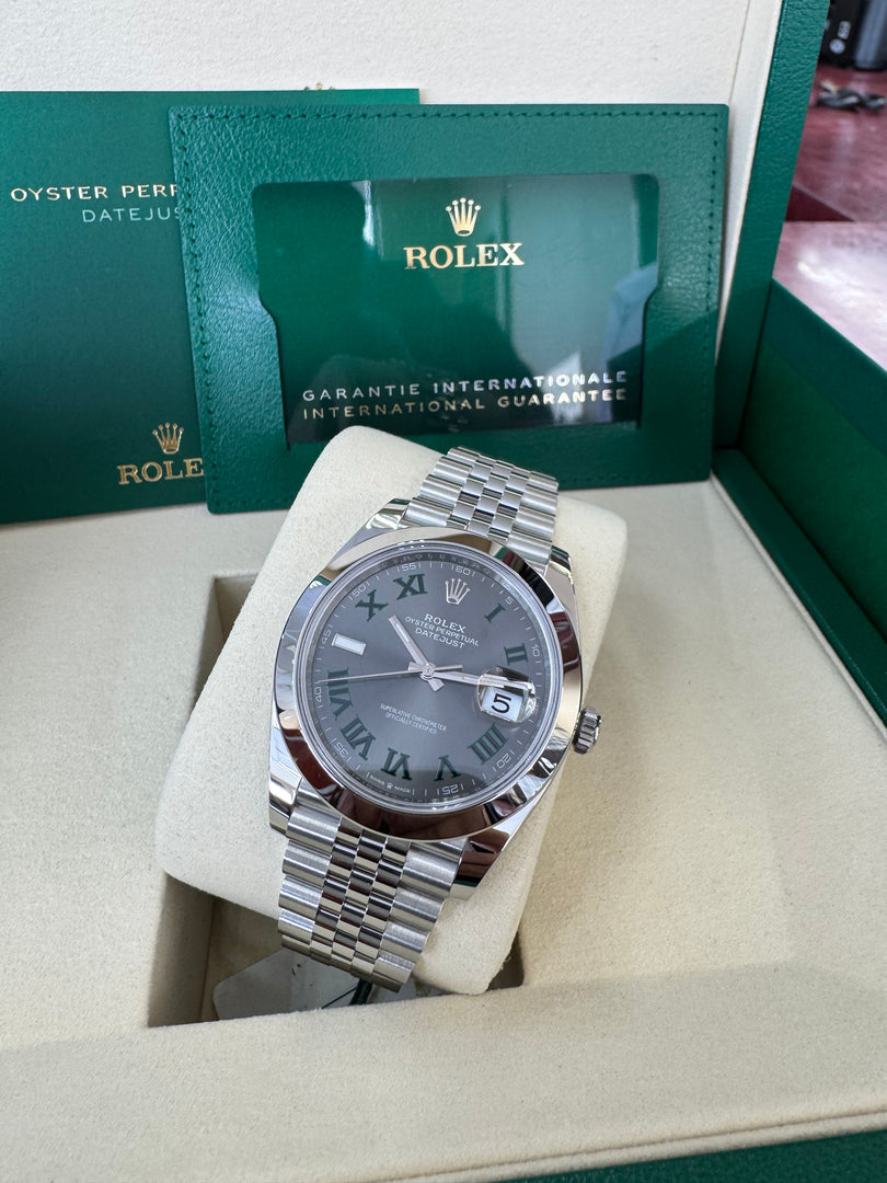 Rolex Datejust 41mm 126300 2025 Wimbeldon Jubilee