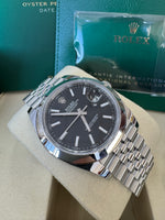 Load image into Gallery viewer, Rolex Datejust 41mm 126300 2025 Black Jubilee