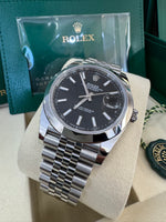 Load image into Gallery viewer, Rolex Datejust 41mm 126300 2025 Black Jubilee