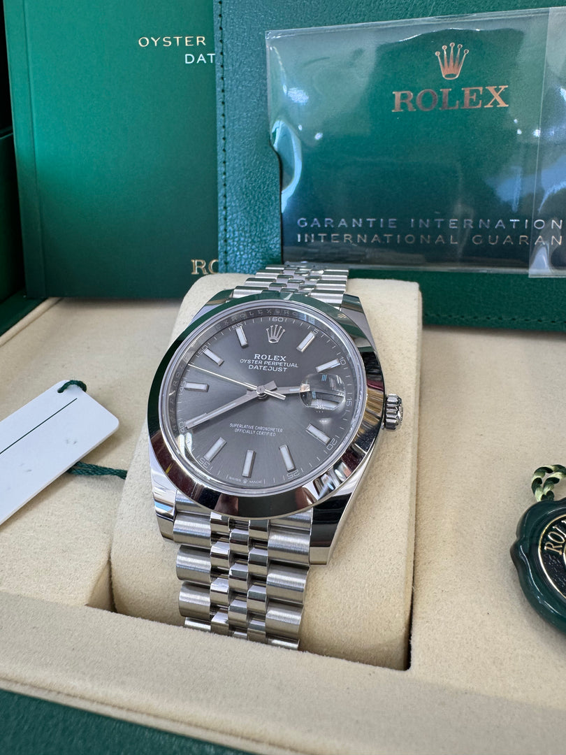 Rolex Datejust 41mm 126300 2025 Rhodium Jubilee