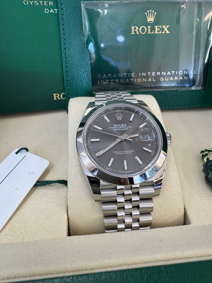 Rolex Datejust 41mm 126300 2025 Rhodium Jubilee