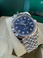 Load image into Gallery viewer, Rolex Datejust 41mm 126334 2025 Blue Diamond Dial Jubilee