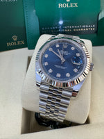 Load image into Gallery viewer, Rolex Datejust 41mm 126334 2025 Blue Diamond Dial Jubilee