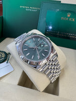 Load image into Gallery viewer, Rolex Datejust 41mm 126334 2026 Mint Green Dial Jubilee