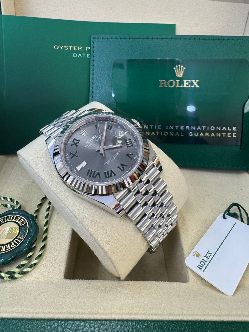 Rolex Datejust 41mm 126334 2026 Wimbeldon Dial Jubilee