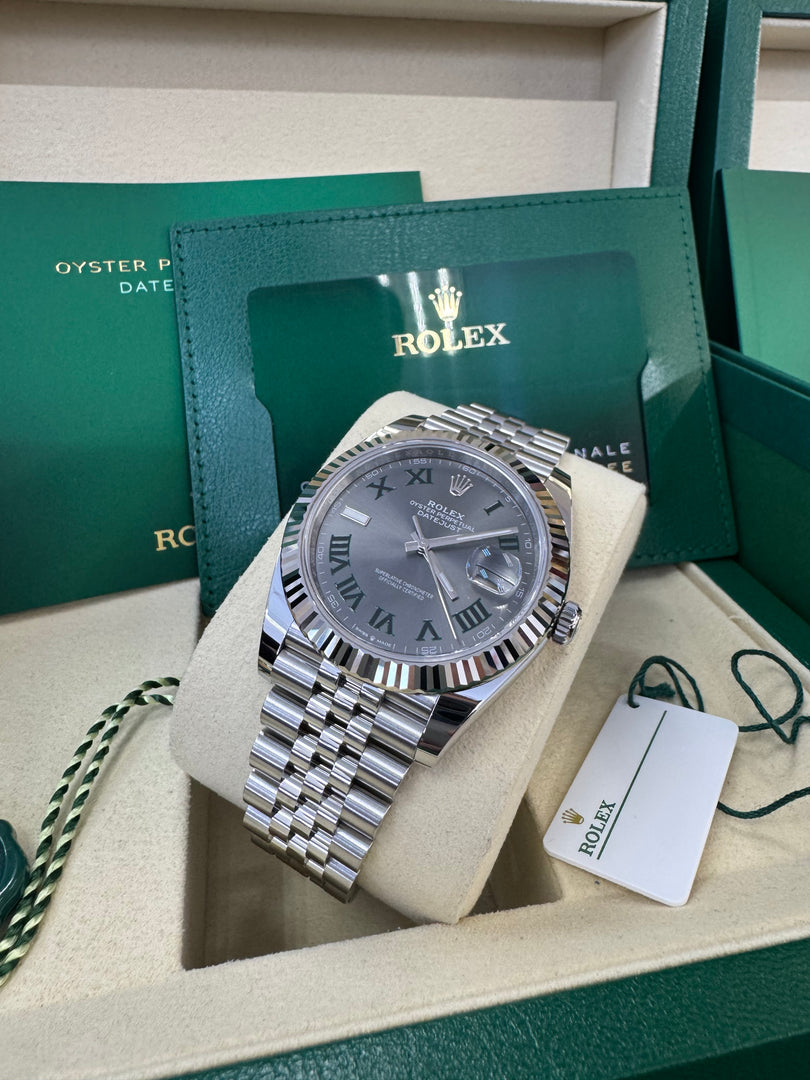 Rolex Datejust 41mm 126334 2026 Wimbeldon Dial Jubilee