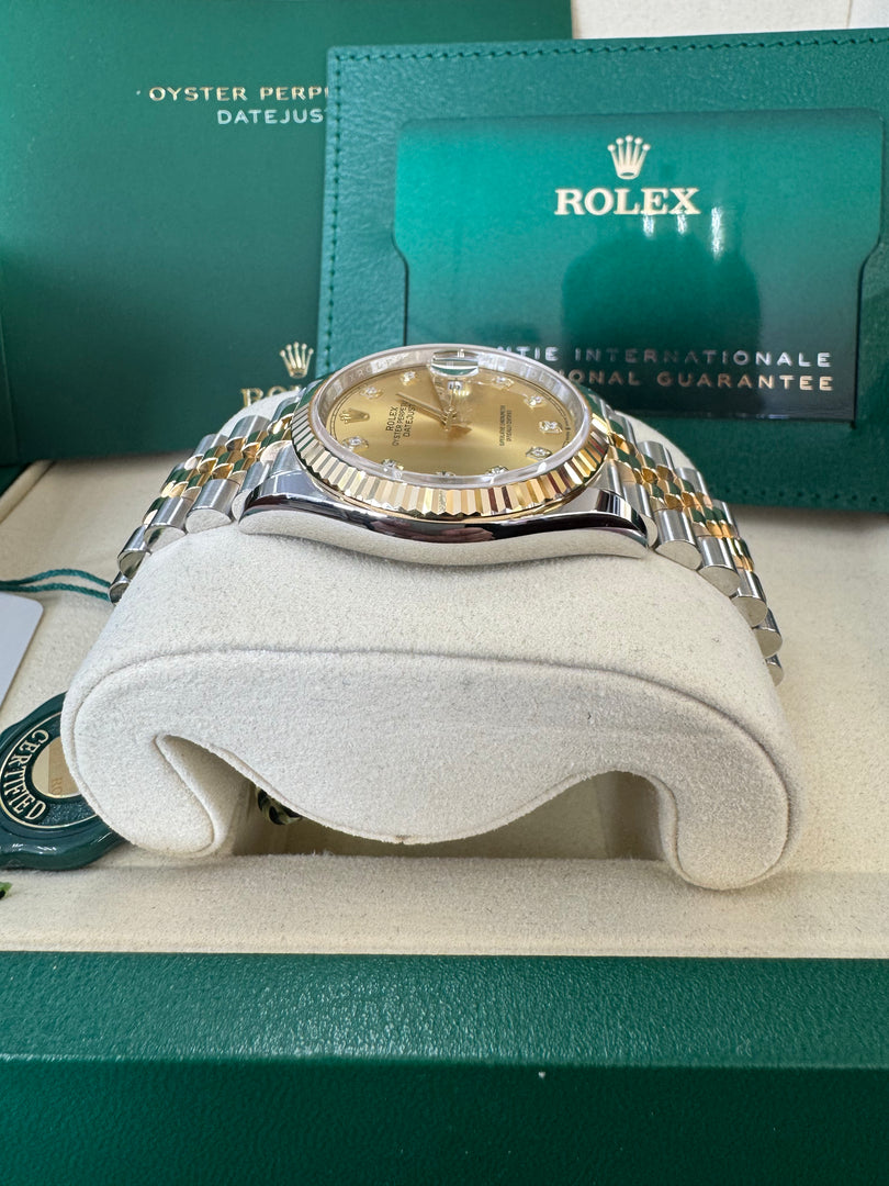 Rolex Datejust 36mm 126233 2026 Champagne Diamond Dial