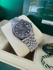 Rolex Datejust 31mm 278274 2021 Rhodium Diamond Dial Jubilee