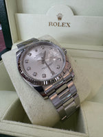 Load image into Gallery viewer, Rolex Datejust 36mm 116234 2011 Silver Diamond Dial Oyster
