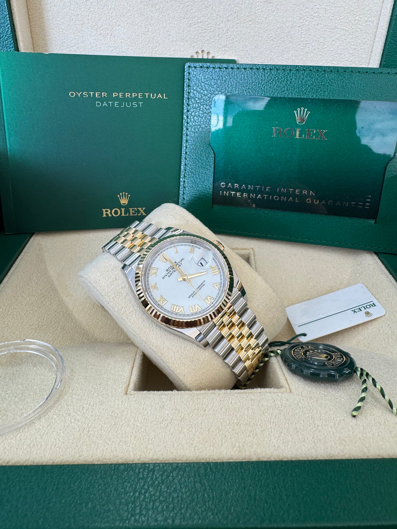 Rolex Datejust 36mm 126233 2026 White Roman Dial