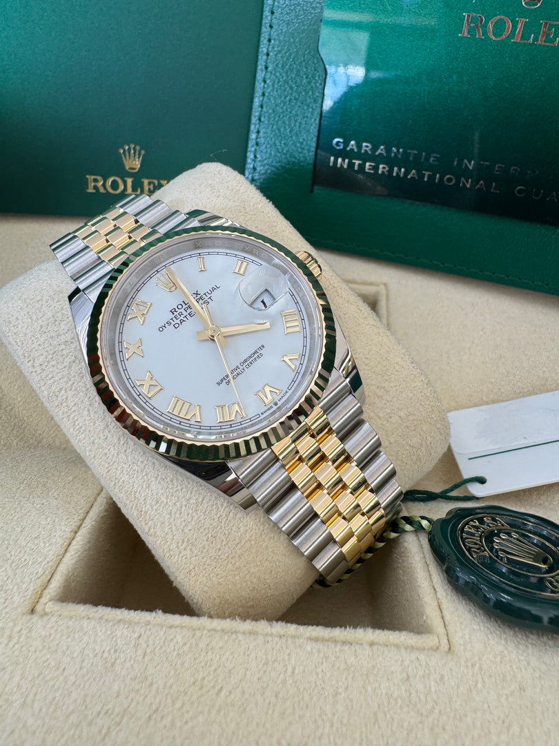 Rolex Datejust 36mm 126233 2026 White Roman Dial