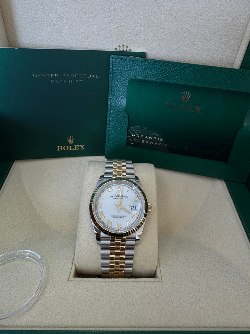 Rolex Datejust 36mm 126233 2026 White Roman Dial