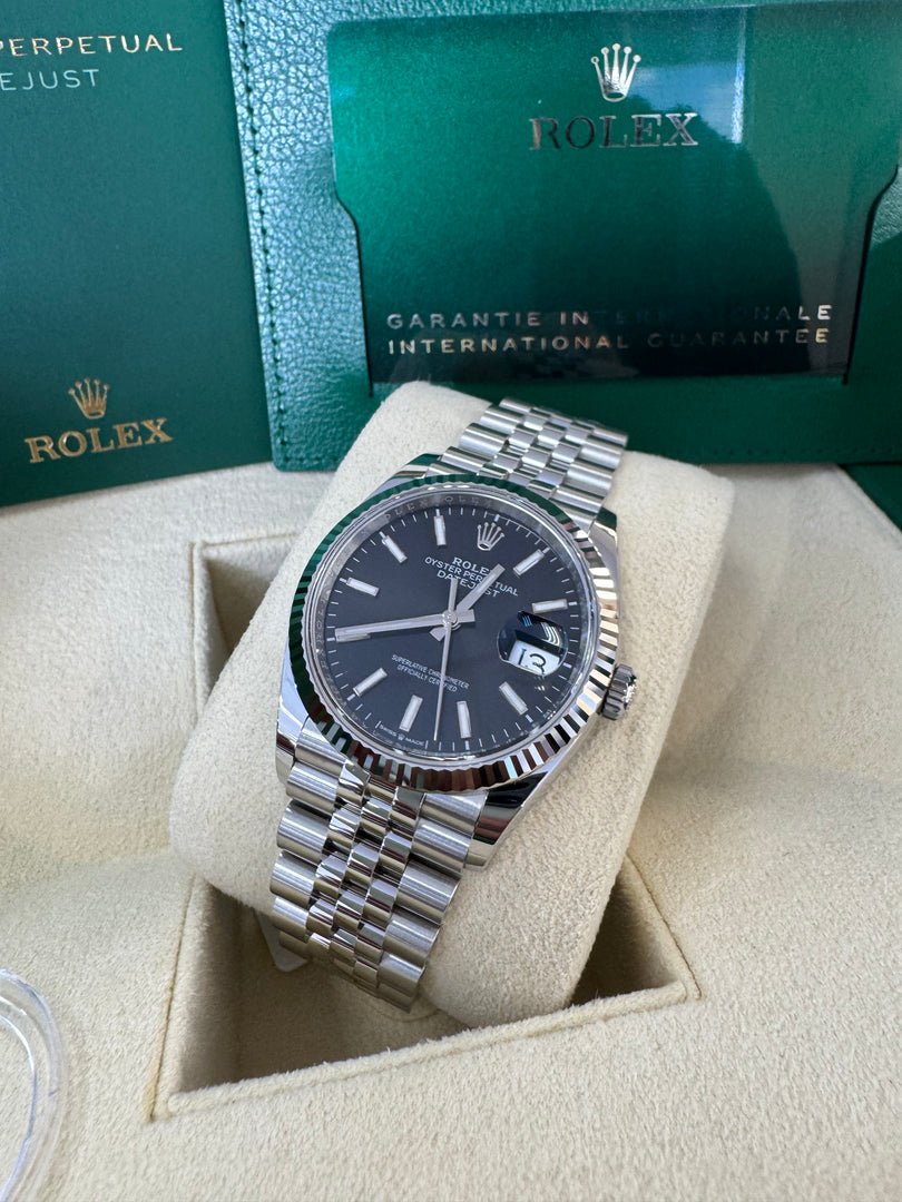 Rolex Datejust 36mm 126234 2026 Black Dial Jubilee
