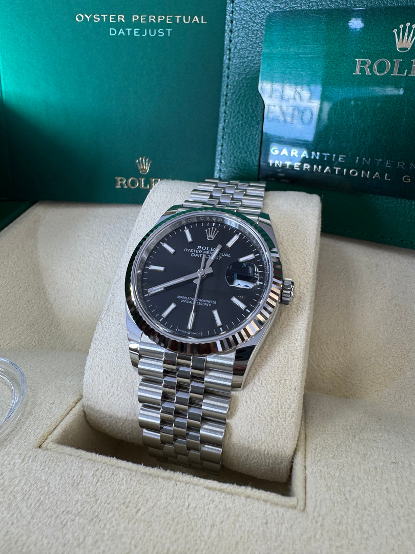 Rolex Datejust 36mm 126234 2026 Black Dial Jubilee