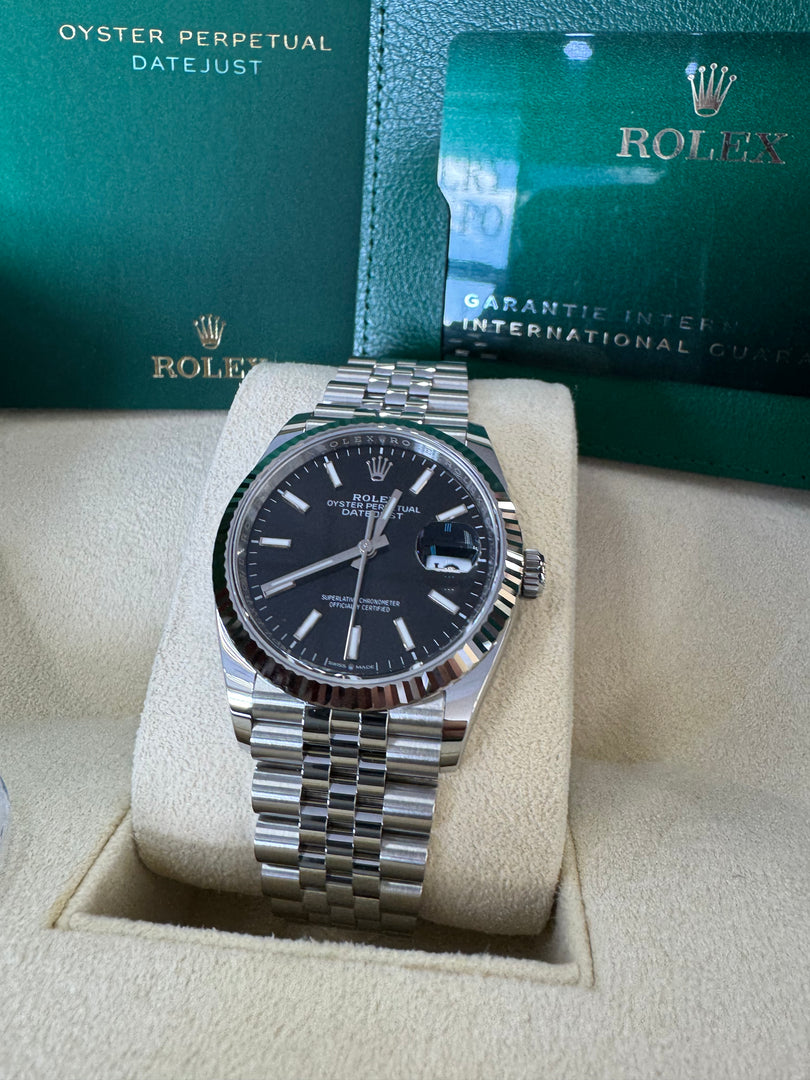 Rolex Datejust 36mm 126234 2026 Black Dial Jubilee