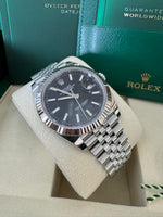 Load image into Gallery viewer, Rolex Datejust 41mm 126334 2025 Black Index Dial Jubilee