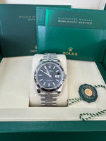 Load image into Gallery viewer, Rolex Datejust 41mm 126334 2025 Black Index Dial Jubilee