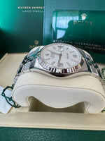 Load image into Gallery viewer, Rolex Land-Dweller 40mm 127334 2026 Silver Honeycomb Dial