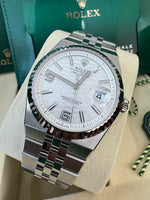 Load image into Gallery viewer, Rolex Land-Dweller 40mm 127334 2026 Silver Honeycomb Dial