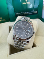 Load image into Gallery viewer, Rolex Datejust 41mm 126334 2023 Rhodium Diamond Dial Jubilee
