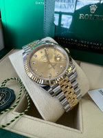 Load image into Gallery viewer, Rolex Datejust 41 Champagne Diamond Dial 126333 2024 Jubilee
