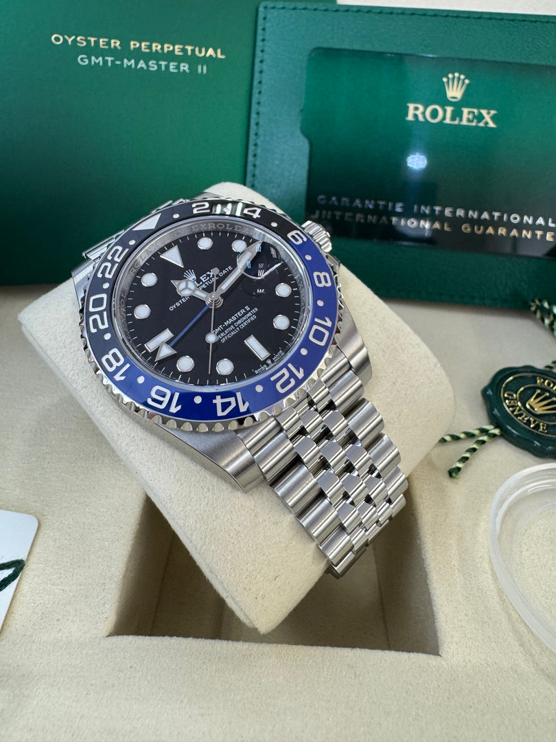 Rolex GMT-Master II "BatGirl" 2026 126710BLNR Jubilee Full Stickers